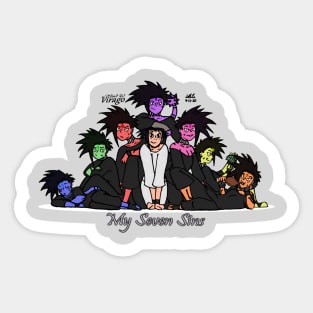 My Seven Sins Sticker